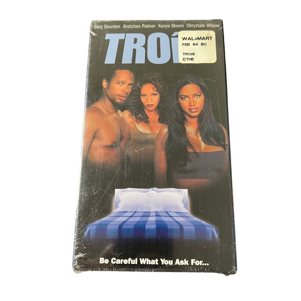 Trios Movie VHS‎ Tape NEW SEALED Vintage VHS Gary Duncan Kenya Moore Columbia